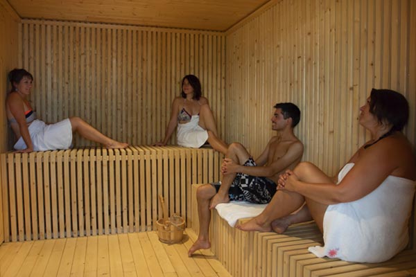 Espace détente sauna au village le Chadenas