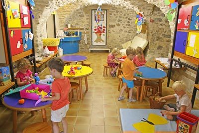 Activité jardin d'enfants au village Chadenas à Embrun