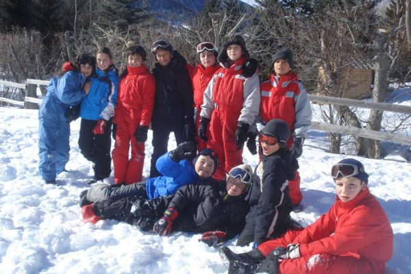 Groupes scolaires en séjour neige au village Chadenas