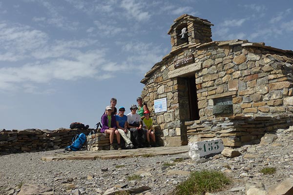 Groupe de randonneurs au Mont Guillaume