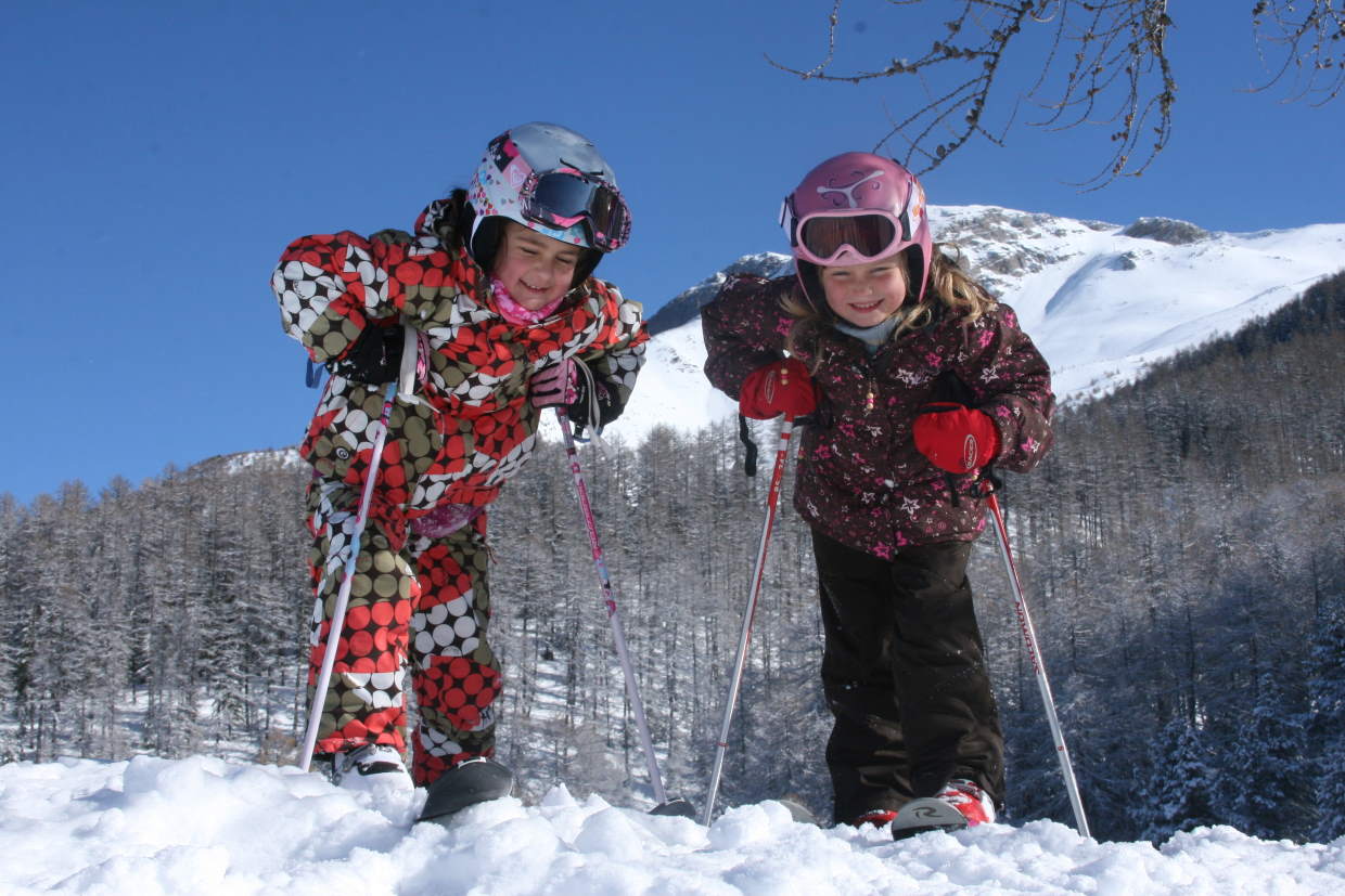 Hiver les Orres ski enfants
